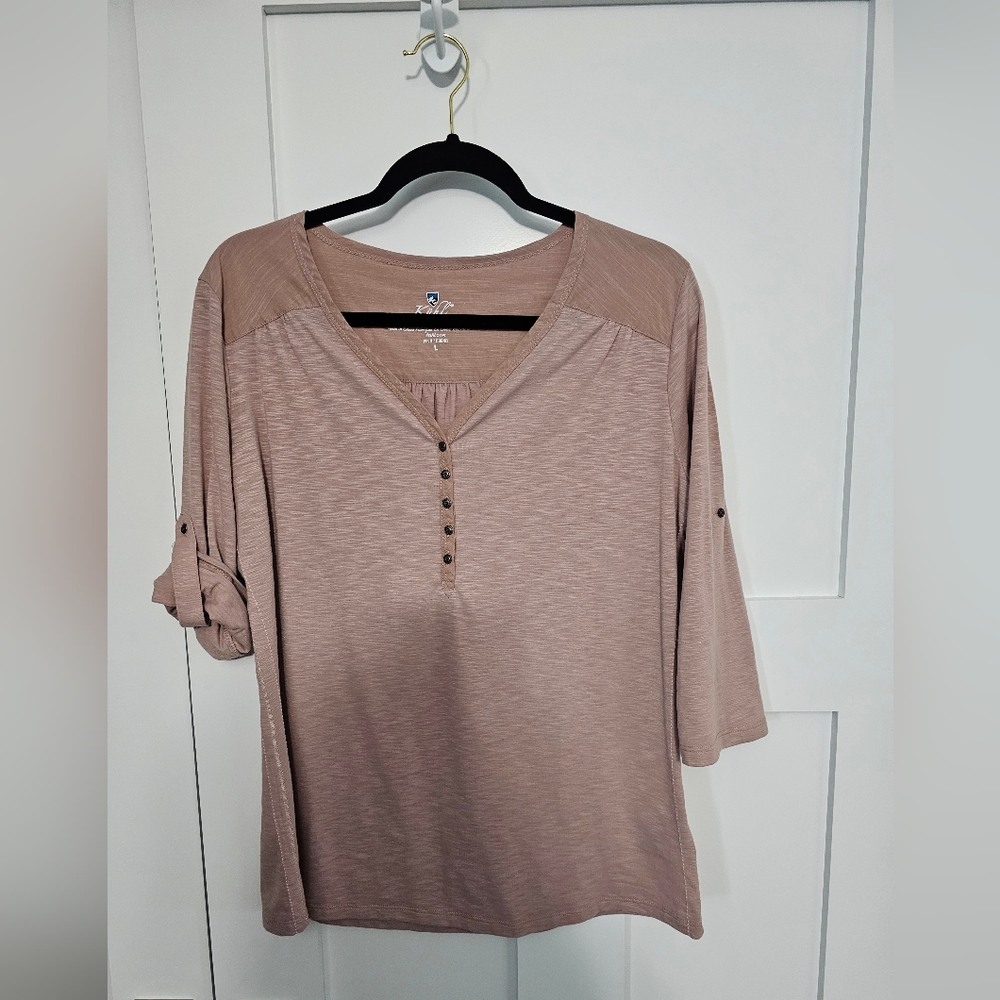 *Kuhl Quarter-Sleeve Salmon Shirt*